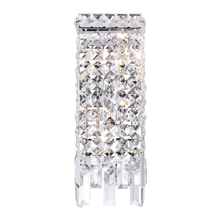Cwi Lighting Colosseum 2 Light Wall Sconce With Chrome Finish 8031W5C